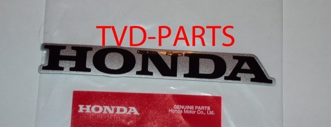 Sticker Honda zwart/zilver Honda MB MT MTX NSR MBX 110mm