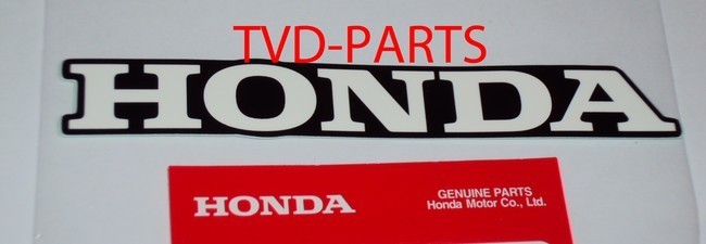 Sticker Honda wit/zwart Honda MB MT MTX NSR MBX 110mm