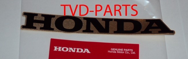 Sticker Honda zwart/zilver/goud Honda MB MT MTX NSR MBX 120mm