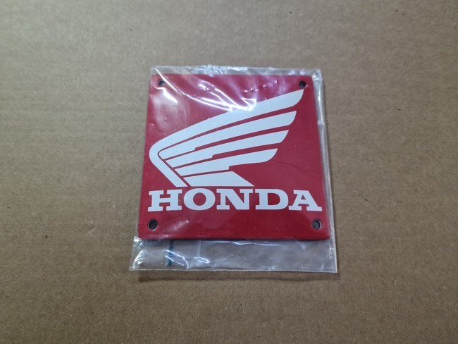 Emaille bord Honda 10x10cm